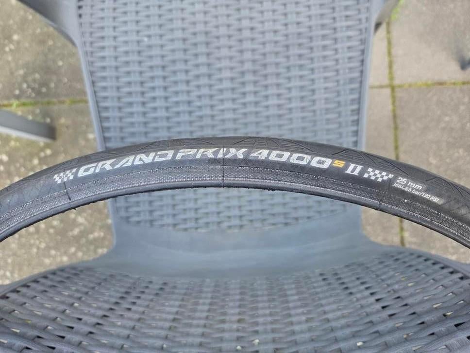 Continental Grand Prix 4000 S II Racefiets Buitenband 25 mm, Gebruikt, Band, Ophalen of Verzenden, Continental