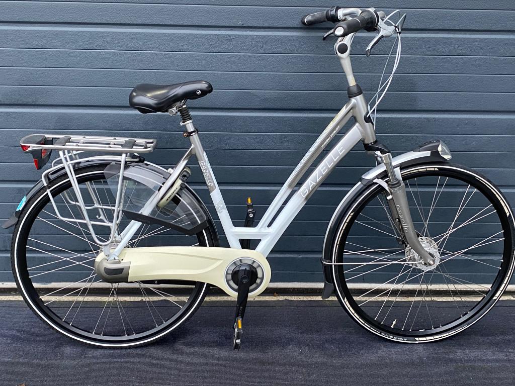 Gazelle chamonix D53 grijs/wit, Ophalen, Gebruikt, Cleanbikes, Versnellingen