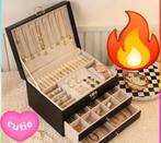 Luxe Sieraden Opbergdoos met Lades - Zwart, Verzenden, Nieuw