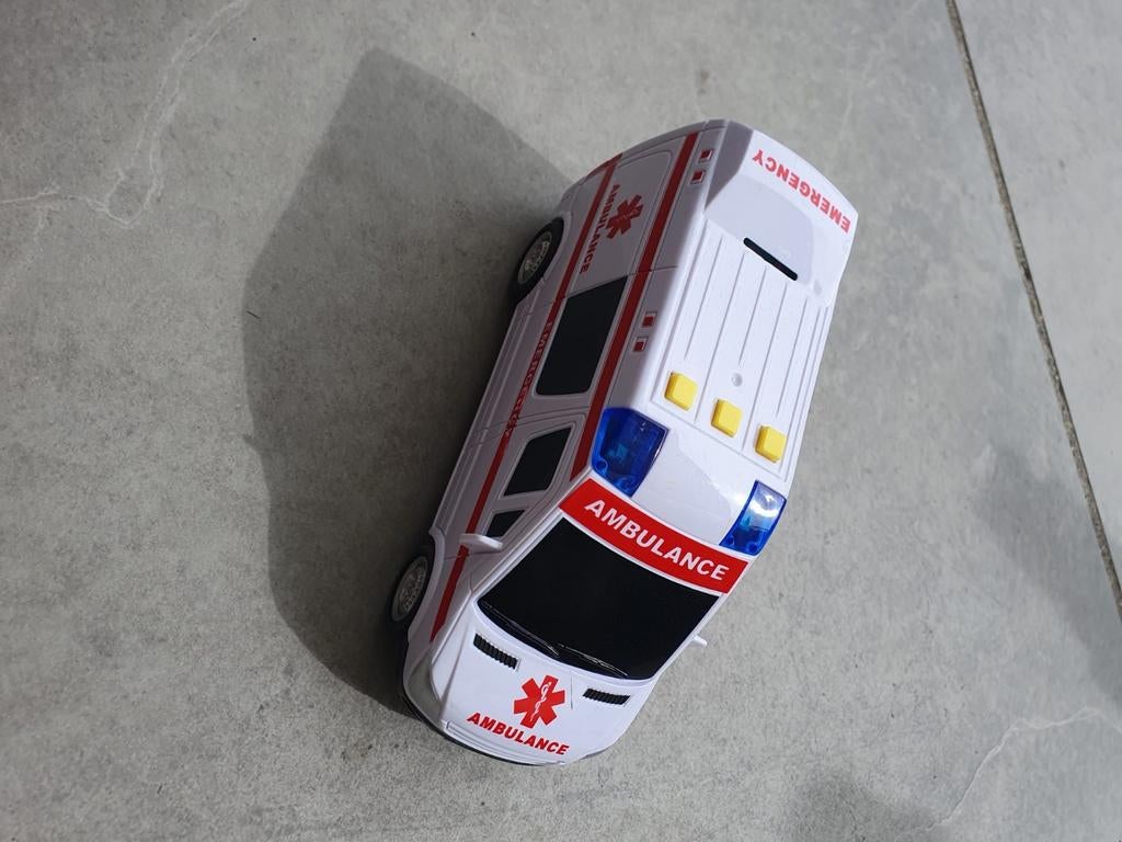 Speelgoed ambulance met geluid en licht, Ophalen of Verzenden, Gebruikt