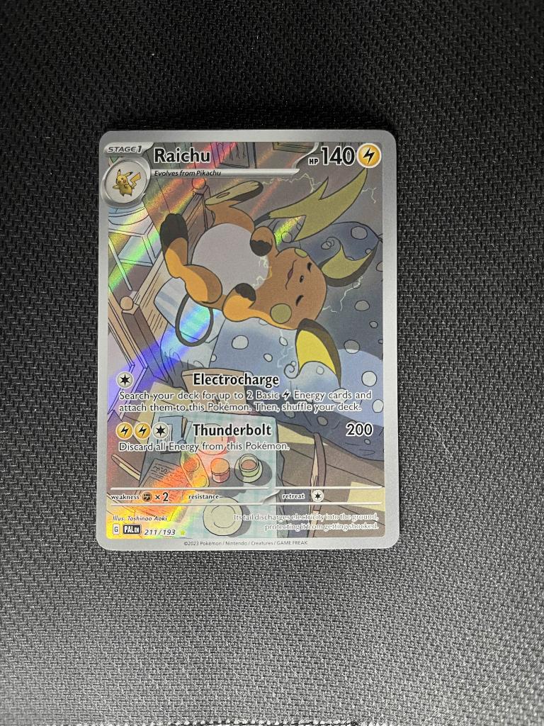 Raichu (PAL 211), Ophalen of Verzenden, Nieuw, Losse kaart, Foil
