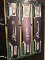 3x 4GB Ballistix Sport DDR3 RAM Geheugen 1600MHz, Computers en Software, Gebruikt, DDR3, Ophalen of Verzenden, Desktop