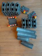 Duplo Trein Rails Set - Donkergrijs met Wissels en Brug, Ophalen of Verzenden, Gebruikt, Losse stenen, Duplo