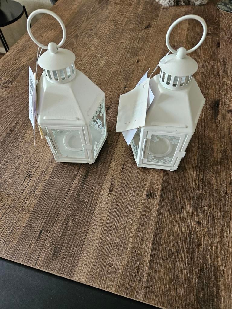 IKEA theelichthouders, Ophalen, Nieuw, Wit, Minder dan 25 cm