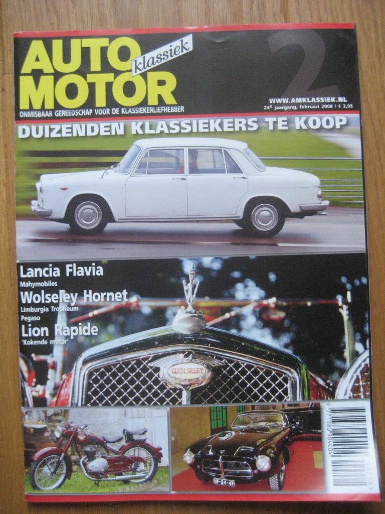 Auto Motor Klassiek 2 2008 Lancia Flavia, Hornet, Pegaso, Ophalen of Verzenden, Nieuw, Overige merken