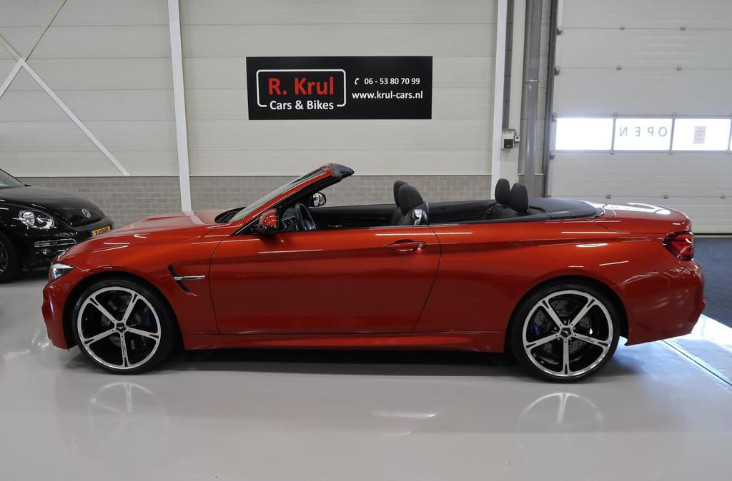 BMW 4-serie Cabrio M4 Sakhir Orange BTW auto 20 inch AC Schn, Auto's, Automaat, Achterwielaandrijving, Cabriolet, 4 stoelen