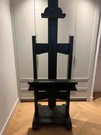 Easel (for painting or TV stand), Ophalen, Minder dan 50 cm, Dark natural wood, Zo goed als nieuw