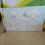 Landkaart Canada-Brazil-Australia enz. afmeting 156x100 cm, Overige gebieden, Landkaart, 1800 tot 2000, Ophalen