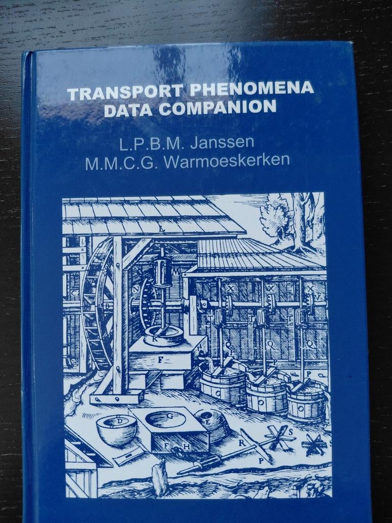 Transport Phenomena Data Companion - L.P.B.M. Janssen, Boeken, Ophalen of Verzenden, Zo goed als nieuw, Overige onderwerpen, L.P.B.M. Janssen, M.M.C.G. Warmoeskerken