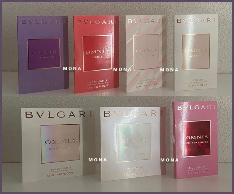 Omnia set 7 parfum samples proefjes testers monsters, Verzenden, Nieuw