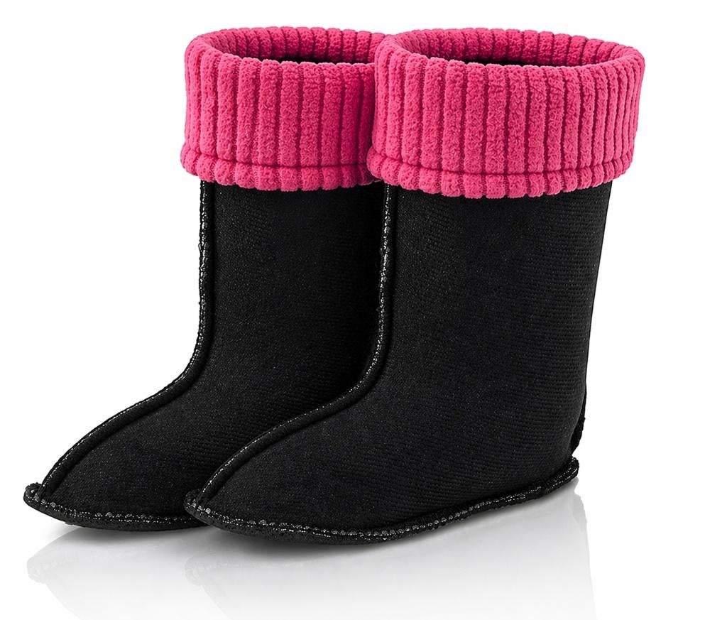 Partij zwart met roze Gevavi laarssokken, NHP International, Meisje, Overige typen, Ophalen of Verzenden