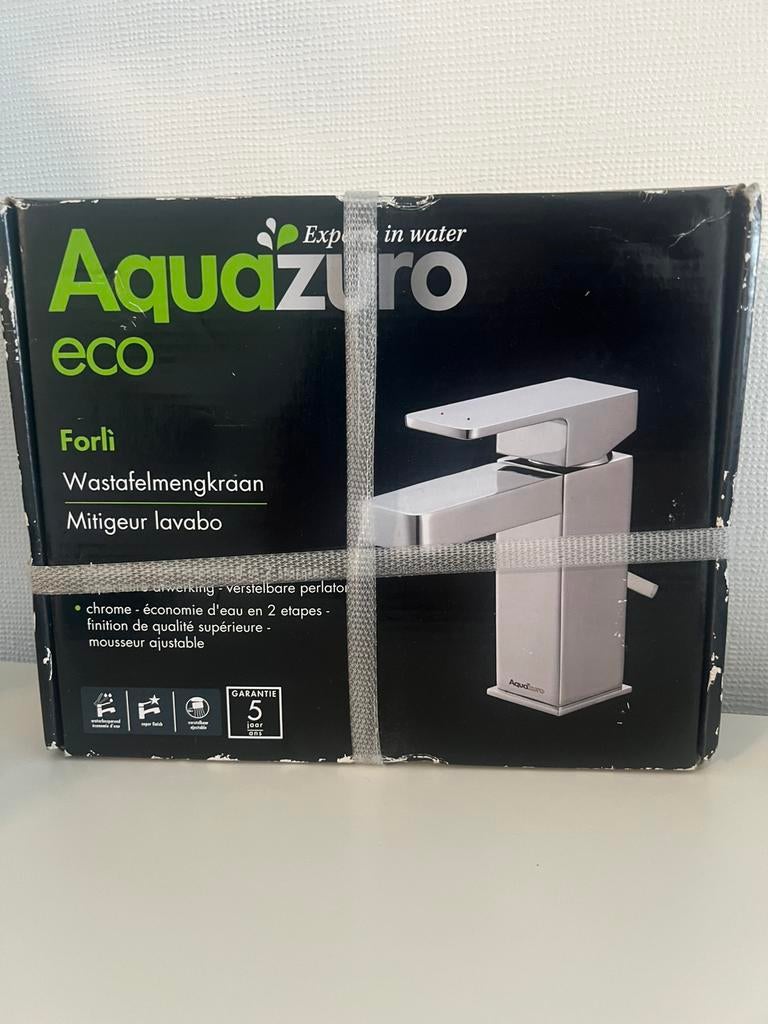 Aquazuro wastafelmengkraan nieuw in doos, Ophalen of Verzenden, Zo goed als nieuw, Kraan