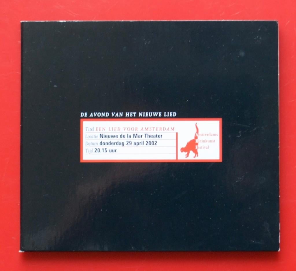 cd De avond van het nieuwe lied Een lied voor Amsterdam, Ophalen of Verzenden, Gebruikt, Nederlandstalig