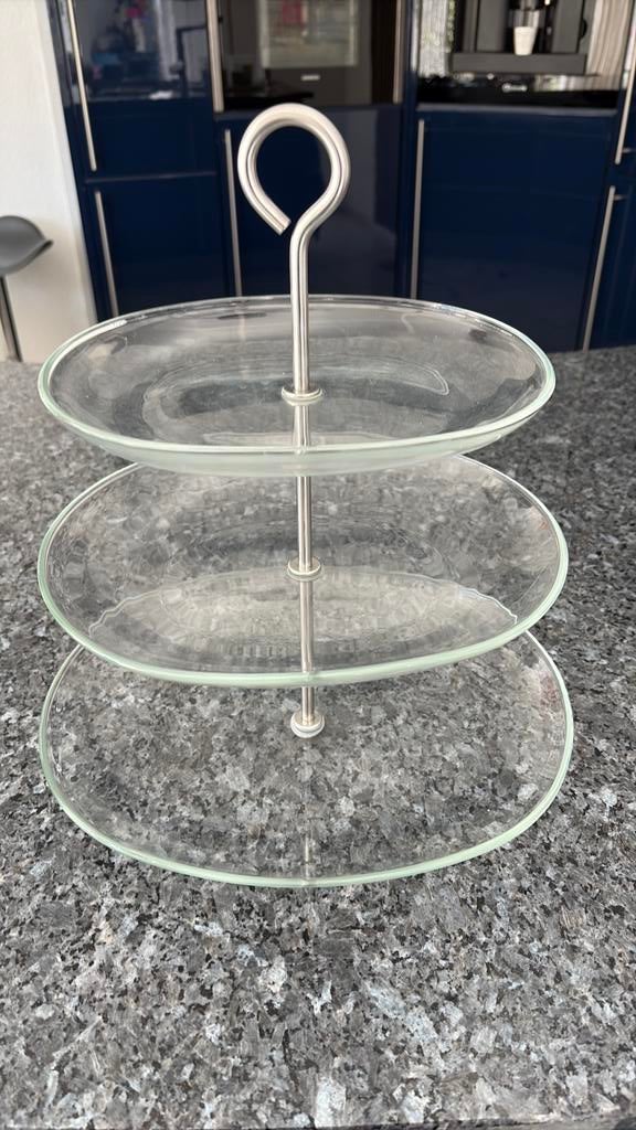Ikea etagère glas, Ophalen, Zo goed als nieuw