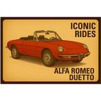 Alfa Romeo Spider Duetto bord (met schade), Verzenden, Nieuw, Reclamebord