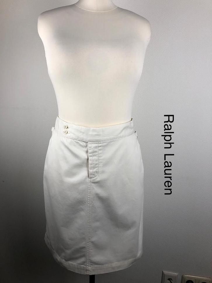 Ralph Lauren Rok  (mt: 42/44) 15,3/8486, Kleding | Dames, Rokken, Zo goed als nieuw, Maat 42/44 (L), Wit, Ophalen of Verzenden