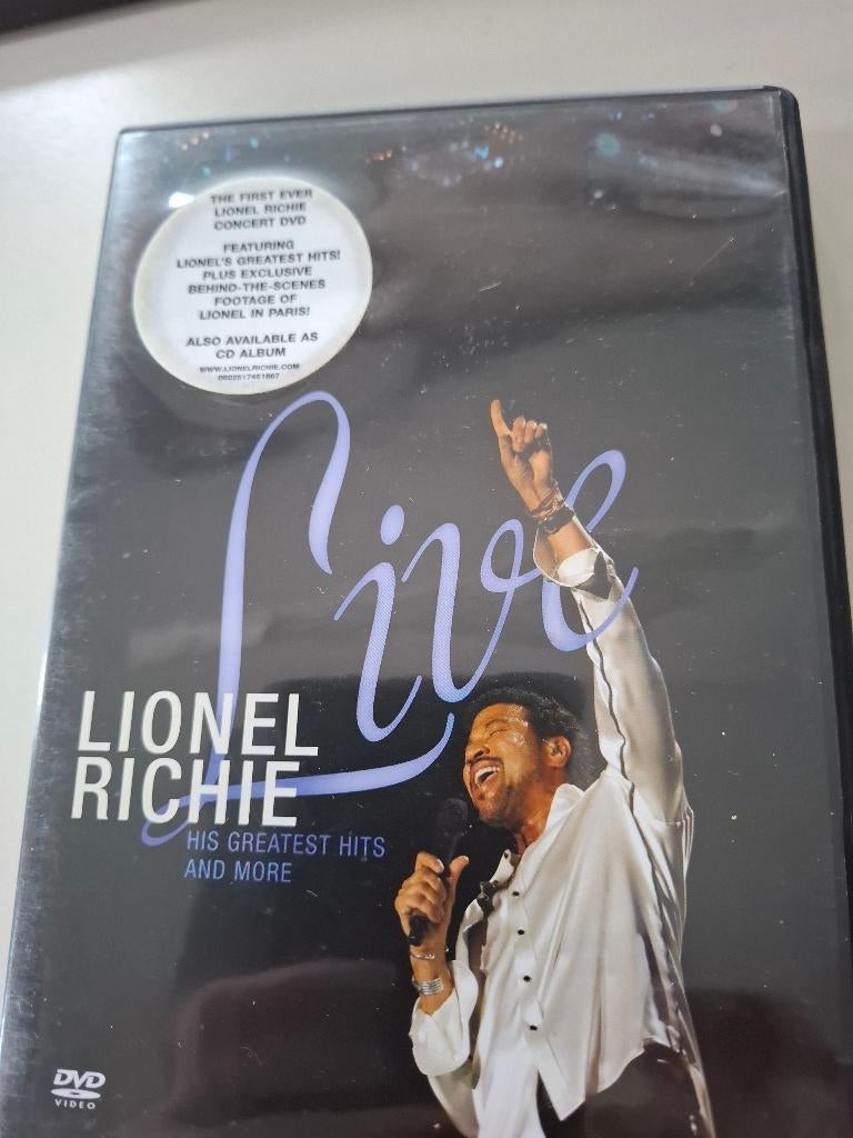 DVD Lionel Richie - Live, Alle leeftijden, Ophalen of Verzenden, Gebruikt, Muziek en Concerten