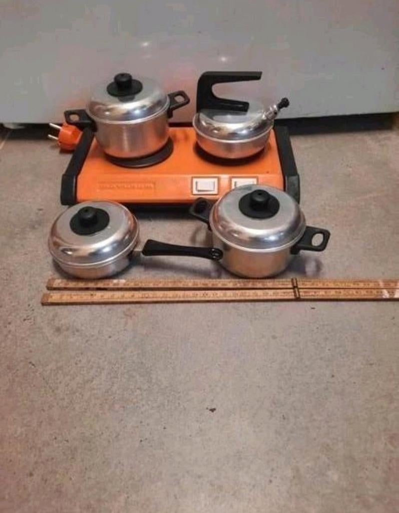 maybaum 1970? kinder kookplaat gastel electrische kookplaat, Gebruikt, Vrijstaand, Elektrisch, 4 kookzones