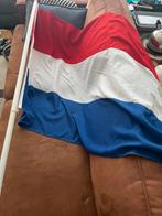 Nederlandse vlag+stok, Diversen, Vlaggen en Wimpels, Ophalen of Verzenden