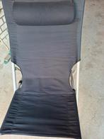 Inklapbare relax stoel, Ophalen, Zo goed als nieuw, Zwart, Eén