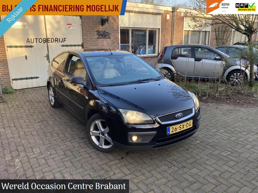 Ford Focus 1.6 16V Trend leer airco Apk nieuw 04 2027, 1596 cc, 4 cilinders, 116 pk, Handgeschakeld