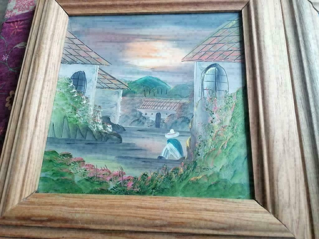 2 schilderijtjes uit Mexico, Ophalen