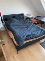 Ikea Slattum bed with matress, Ophalen, Wit, Tweepersoons, 140 cm