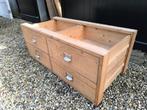 Lundia ladekast met 4 laden - Vintage grenen, Ophalen, Gebruikt, 3 of 4 laden, Minder dan 100 cm
