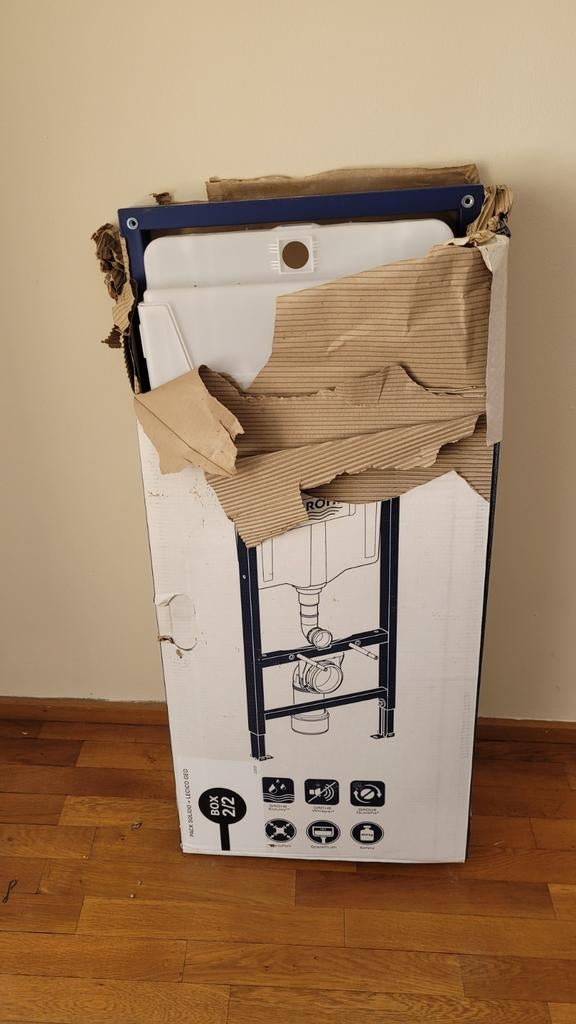 Grohe Solido inbouwreservoir box 2/2 (deel van set), Ophalen, Nieuw, Toilet