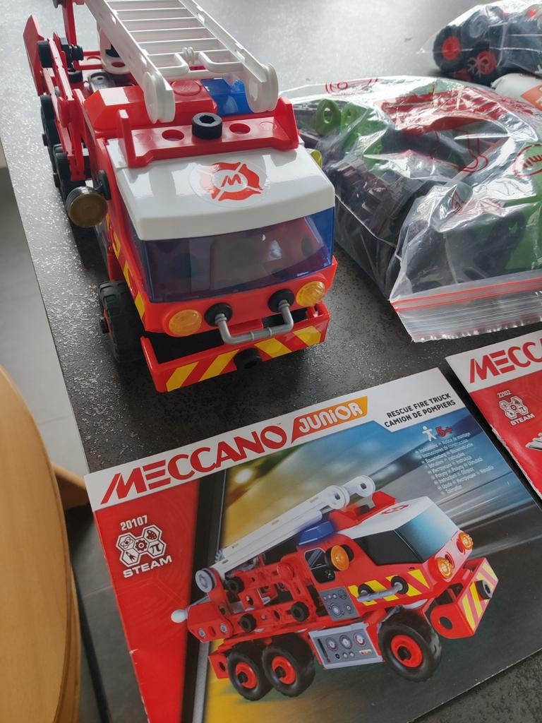 Meccano junior 22102. 20107. 7101. Compleet, Ophalen of Verzenden