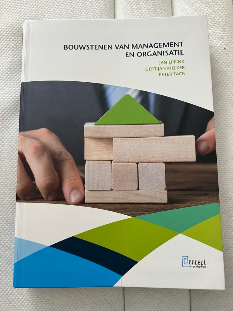 Bouwstenen van Management en Organisatie, Ophalen of Verzenden, Zo goed als nieuw, Economie en Marketing
