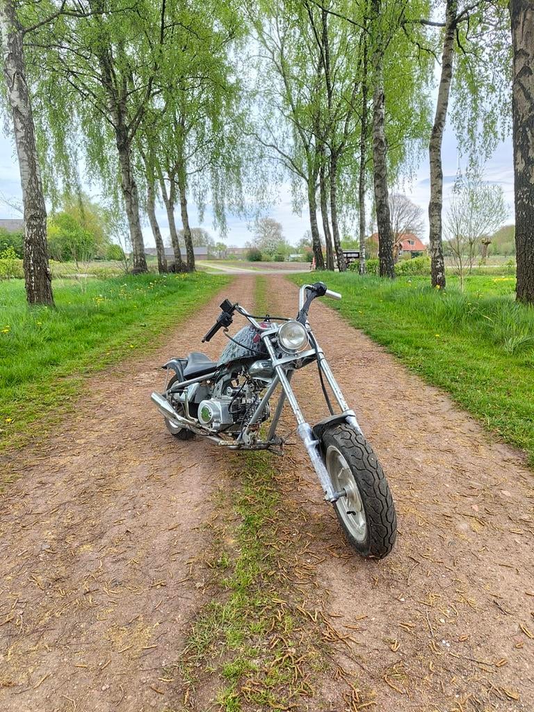 Chopper brommer 50cc, loopt niet goed, Ophalen of Verzenden, Gebruikt, 4 versnellingen