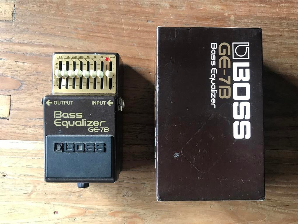 Boss GE-7b vintage Bass Equalizer, Ophalen of Verzenden, Gebruikt, Delay of Echo