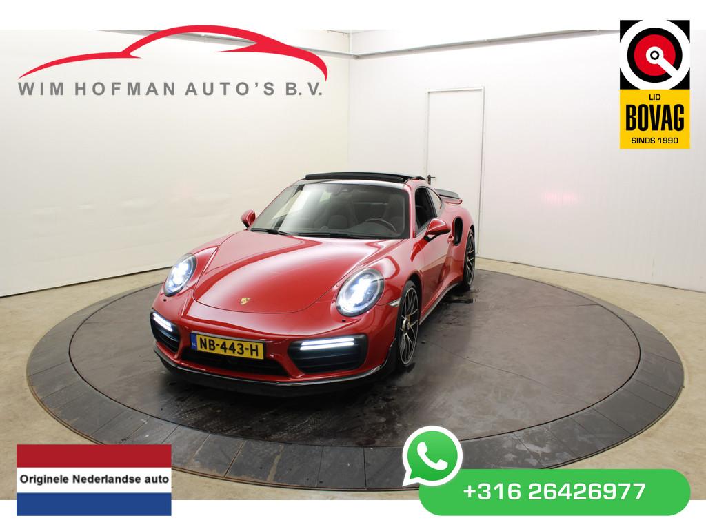 Porsche 911 3.8 Turbo S Aerokit en SportDesign (bj 2017), Auto's, Porsche, Automaat, Gebruikt, 4 stoelen, Bedrijf
