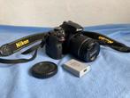 Spiegelreflexcamera | Nikon D3400 + kitlens, Ophalen of Verzenden, Gebruikt, Nikon, 8 keer of meer