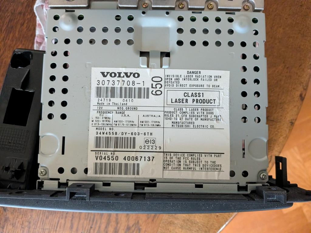 Volvo Radio HU-650 S60 2004, Ophalen of Verzenden