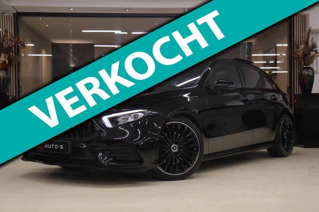 Mercedes-Benz A-klasse 220 4MATIC AMG-LINE PANO/BURM/SFEER/3, Auto's, Mercedes-Benz, Automaat, USB, 15 km/l, Euro 6