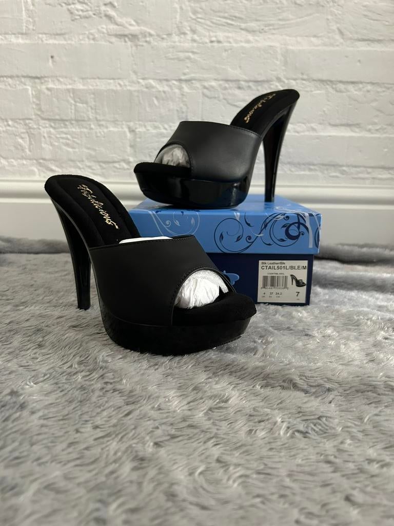 Pleaser, Fabulicious Cocktail 501L Maat 37, Kleding | Dames, Schoenen, Nieuw, Sandalen of Muiltjes, Zwart, Ophalen of Verzenden