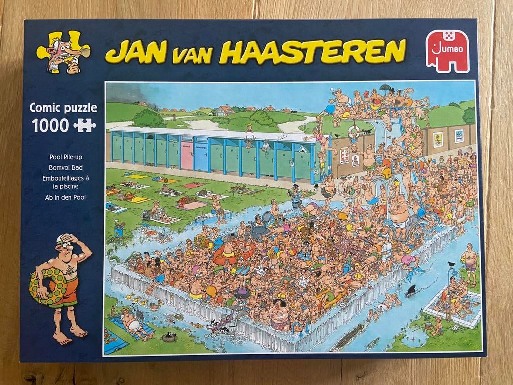 Diverse puzzels o.a. Wasgij, van Haasteren, Thats life, Hobby en Vrije tijd, Denksport en Puzzels, Ophalen of Verzenden, 500 t/m 1500 stukjes