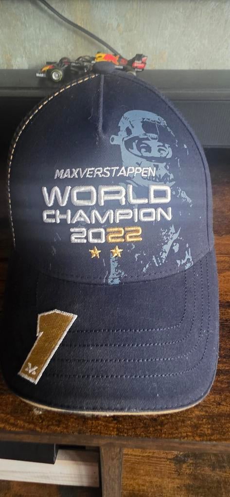 Max Verstappen World Champion 2022 Pet, Ophalen of Verzenden, Nieuw, Formule 1