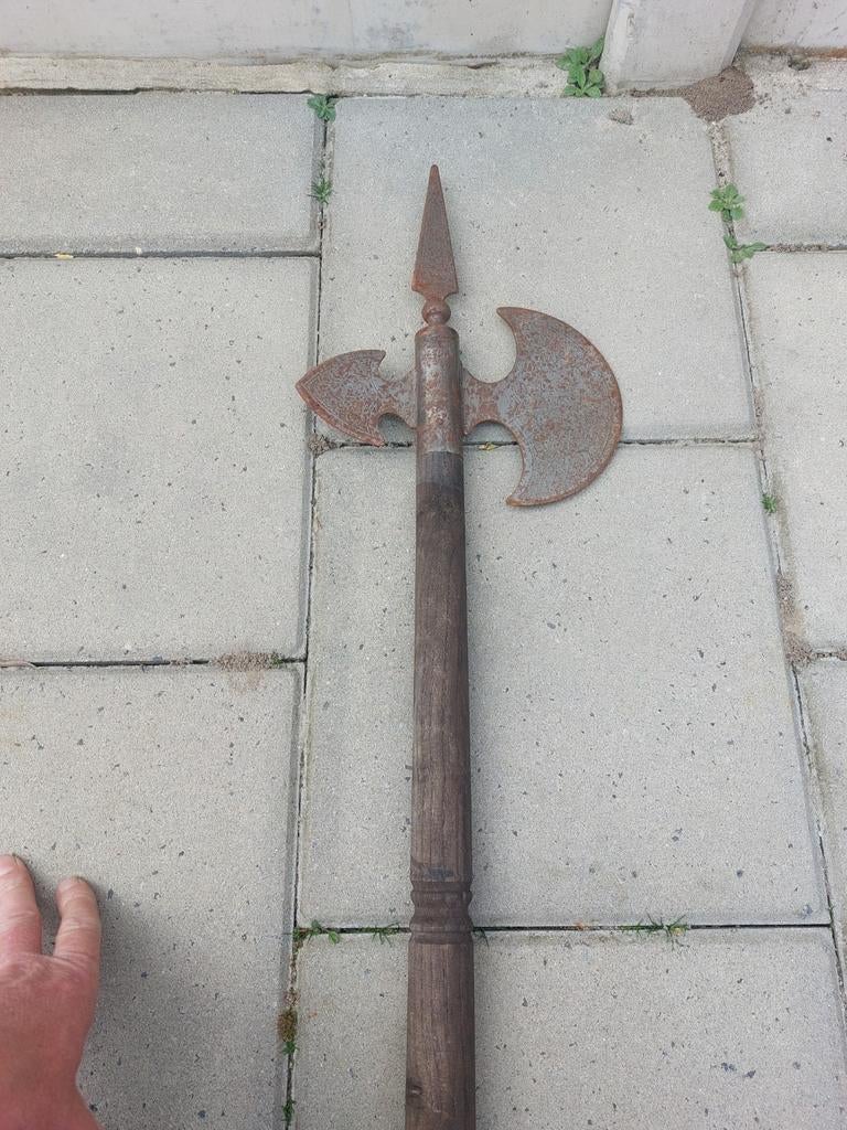 Replica middeleeuwse strijdbijl, Ophalen of Verzenden