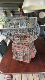 Antieke vogelkooi, Dieren en Toebehoren, Ophalen of Verzenden, Zo goed als nieuw, Metaal, Vogelkooi