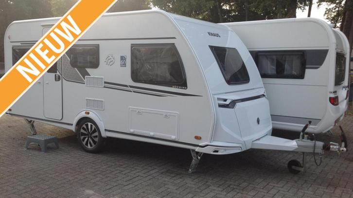 Knaus Sudwind 60 Years 460 EU, Caravans en Kamperen, Caravans, tot en met 4, 1000 - 1250 kg, Standaardzit, Knaus, 2 aparte bedden
