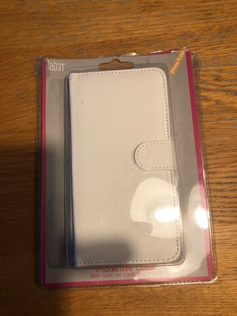 Lab31 Beschermhoes voor iPhone 6 Plus - Wit, Telecommunicatie, Overige merken, Nieuw, Ophalen of Verzenden, Flipcase