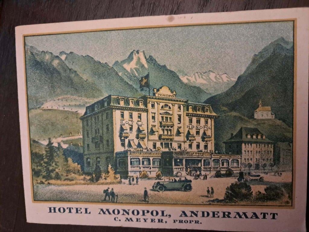 oude ansichtkaarten Andermatt, Verzenden, 1940 tot 1960, Ongelopen, Overig Europa