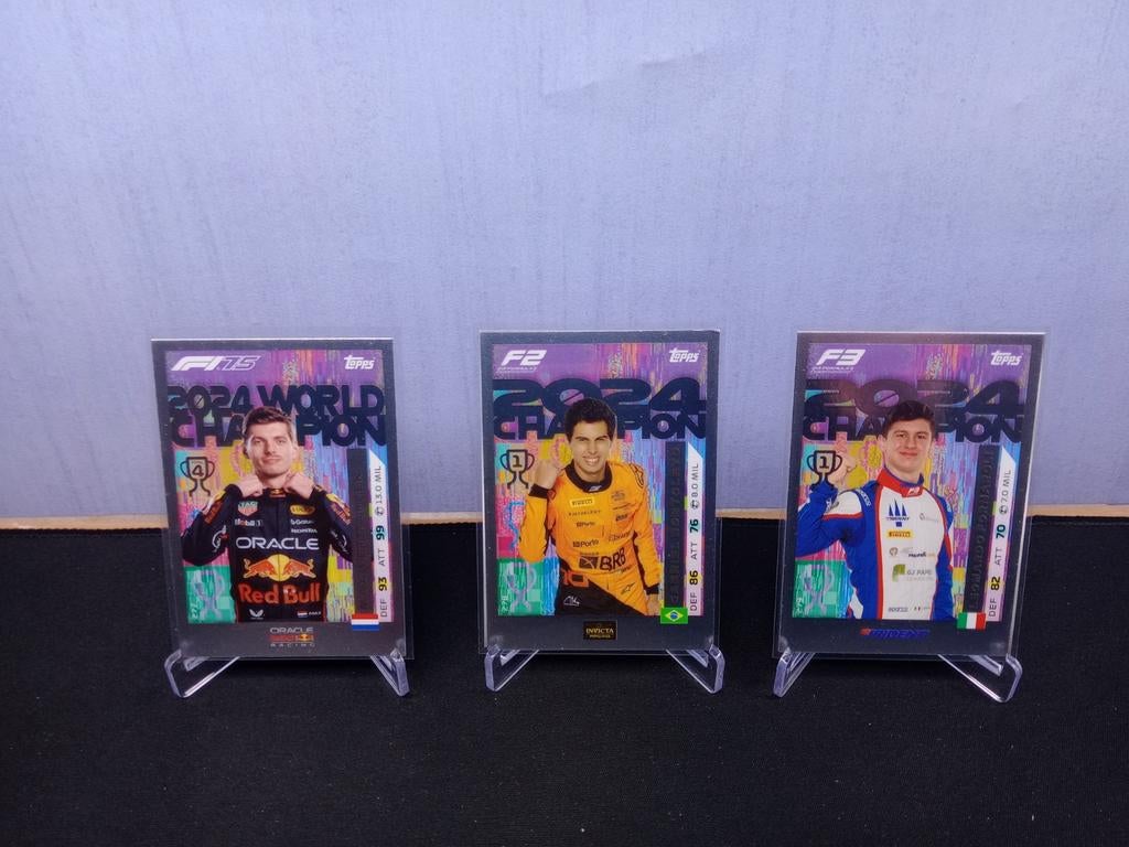 Topps F1, F2, F3 2024 World Champion kaarten, Ophalen of Verzenden, Nieuw, Meerdere kaarten