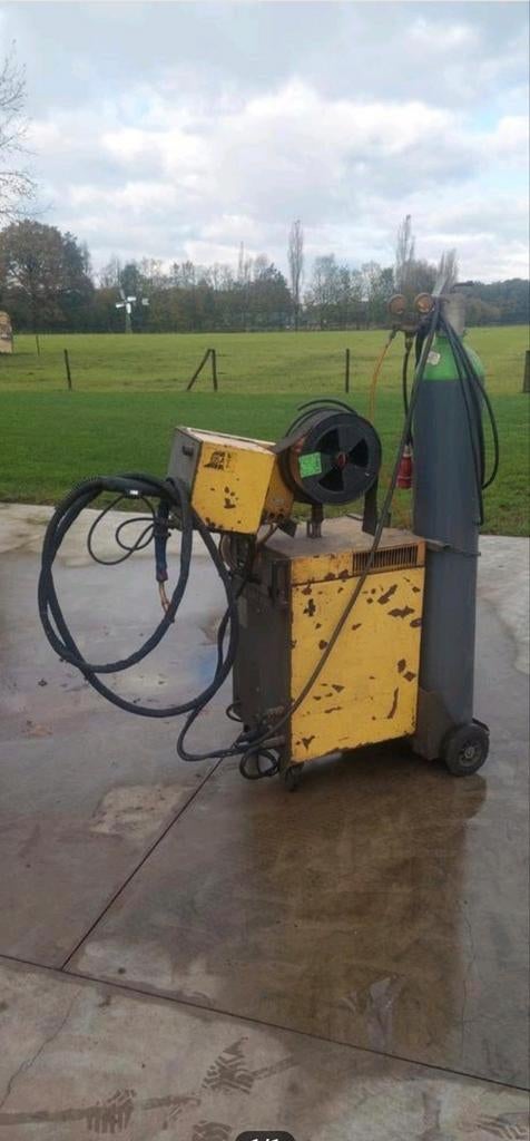 ESAB CO2 MIG Lasapparaat - Gebruikt, Doe-het-zelf en Verbouw, Gereedschap | Lasapparaten, Ophalen, Gebruikt, 250 ampère of meer
