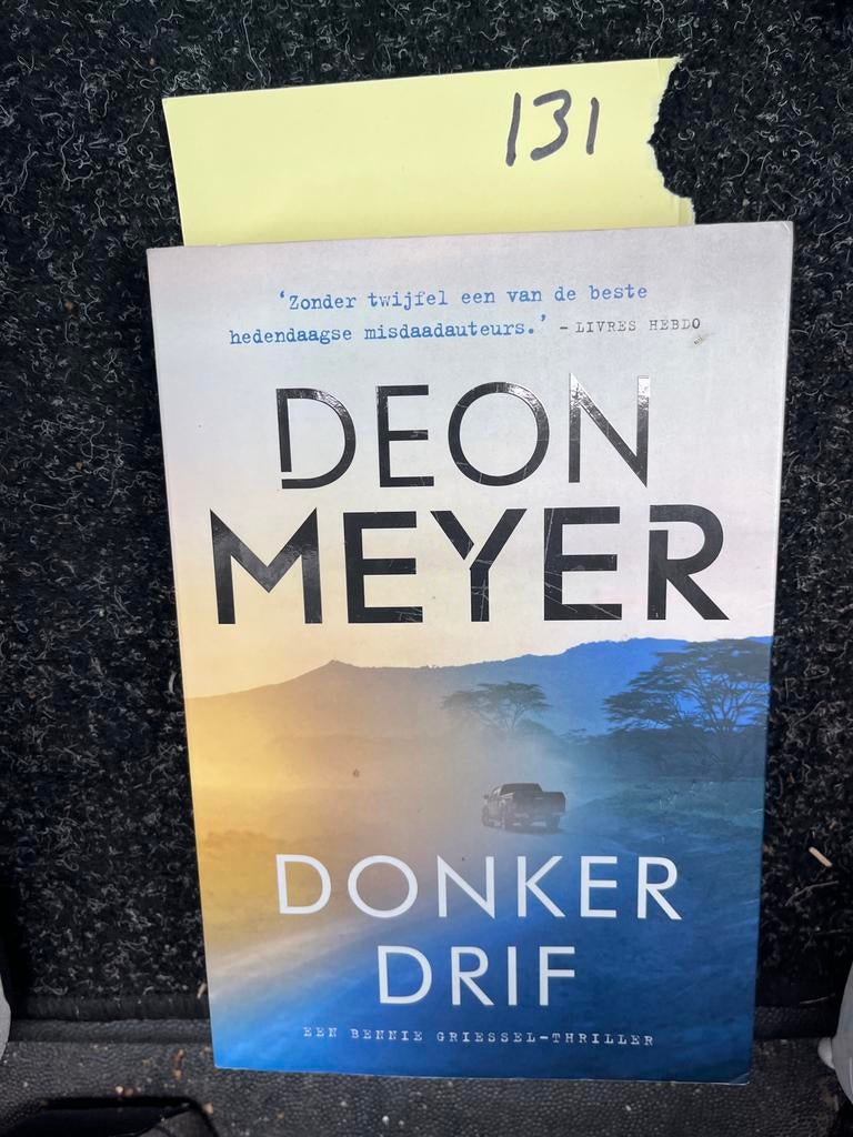 Deon Meyer - Donker Drif (Bennie Griessel-thriller), Boeken, Ophalen of Verzenden, Zo goed als nieuw, Wereld overig