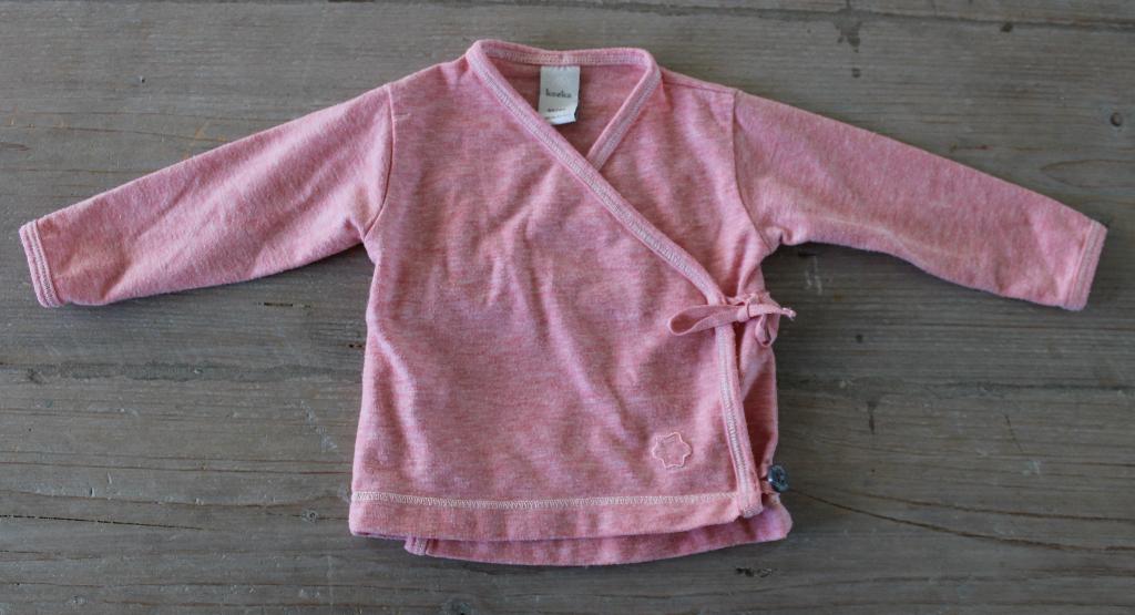 Overslagshirtje van Koeka maat 46/48, Kinderen en Baby's, Babykleding | Prematuur, Meisje, Ophalen of Verzenden, Zo goed als nieuw