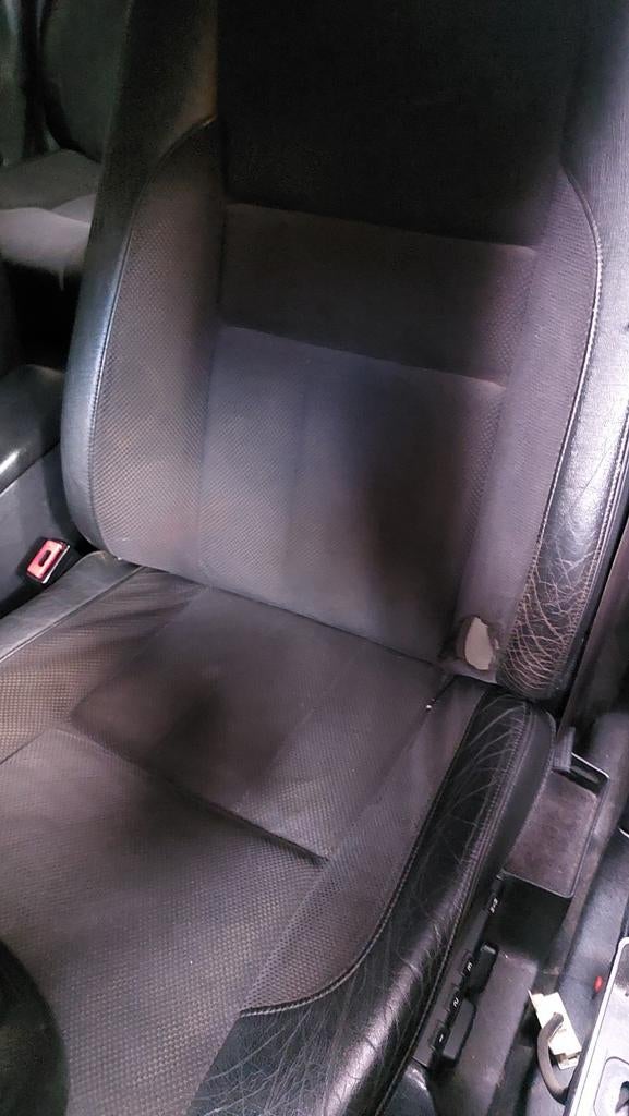 Half leren zwarte voorstoelen en achterbank volvo 940, Auto-onderdelen, Interieur en Bekleding, Ophalen, Nieuw, Volvo